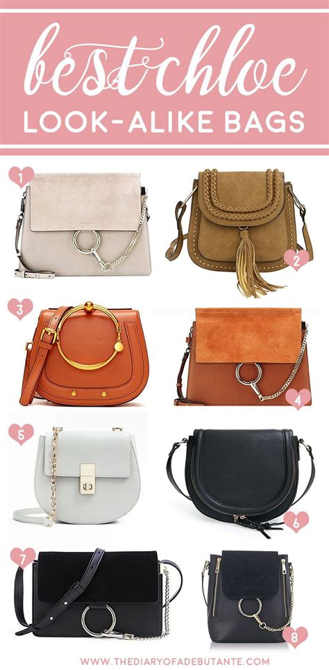 chloe tas look alike|chloe style handbags.